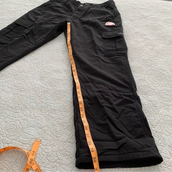 NWT. Wrangler’s Men’s Black Fleece Lined Cargo Pants - 34 X 30 - Picture 9 of 15